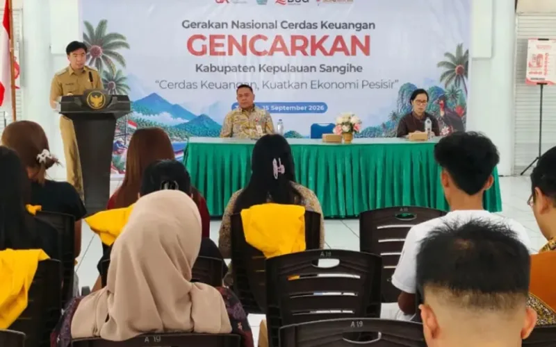 Dukung Nelayan Perbatasan Cerdas Finansial, OJK dan Bank SulutGo Gelar GENCARKAN 2026 di Sangihe.