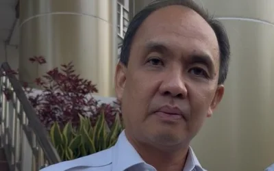 Jemmy Asiku usai Diperiksa Penyidik Kejati Sulut. (dok.istimewa)